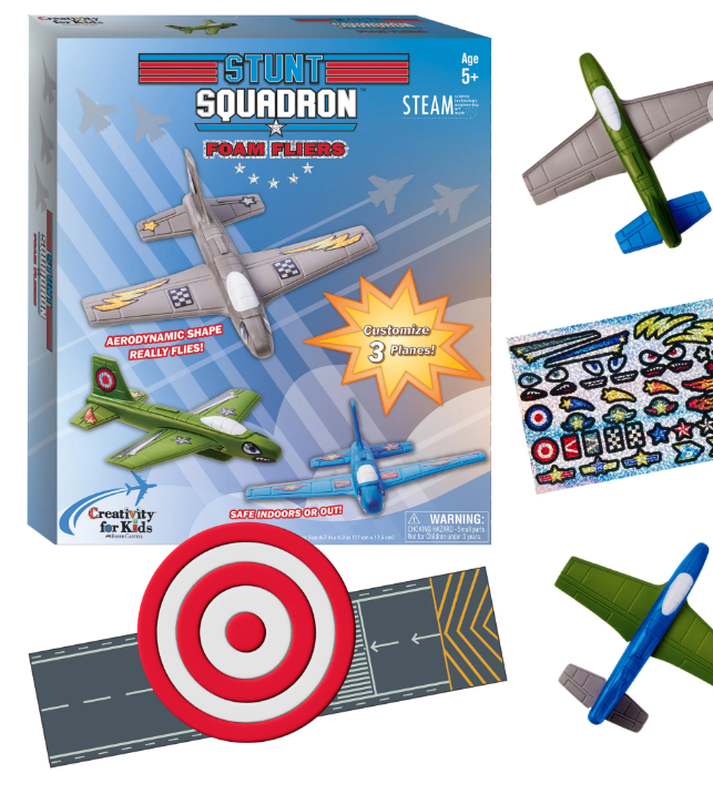 Glow Stunt Squadron Foam Fliers Kit