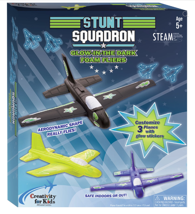 Glow Stunt Squadron Foam Fliers Kit