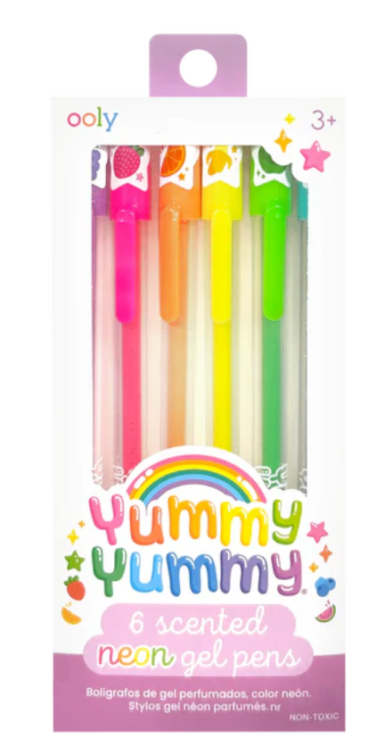 Neon Gel Pens Yummy Yummy 6 pack