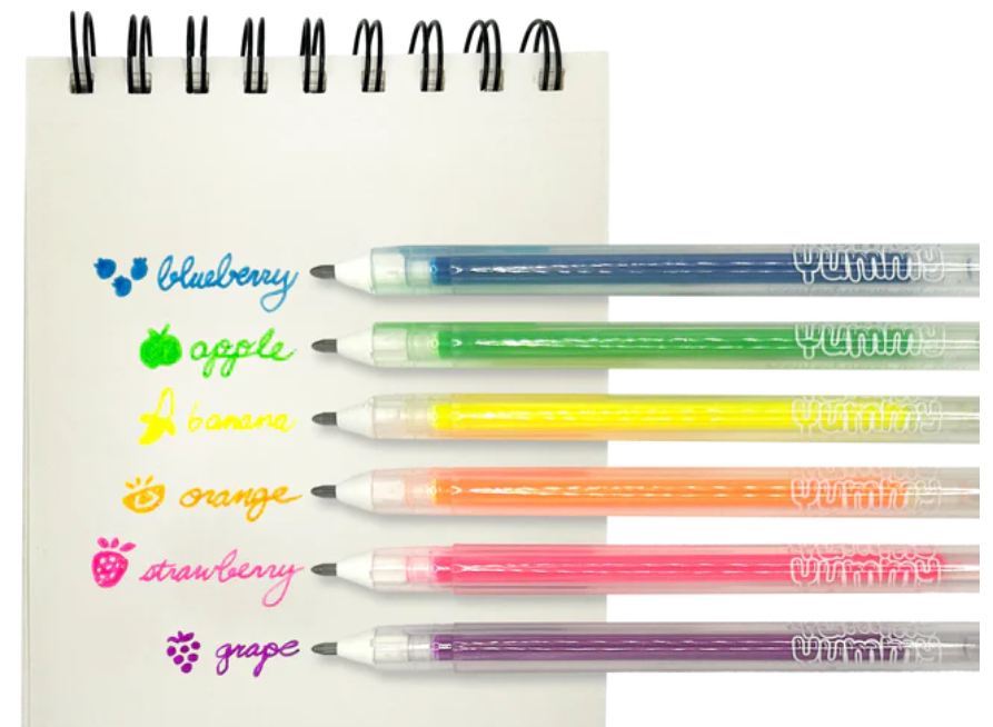 Neon Gel Pens Yummy Yummy 6 pack