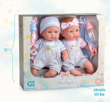 Berenguer Boutique Baby Doll Twins