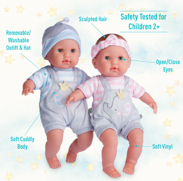 Berenguer Boutique Baby Doll Twins
