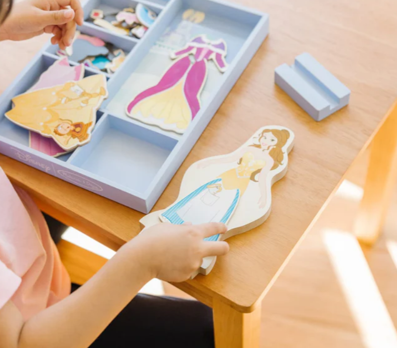 Belle Wooden Magnetic Dress Up