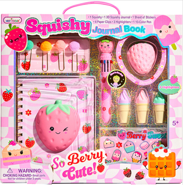 Strawberry Squishy Journal