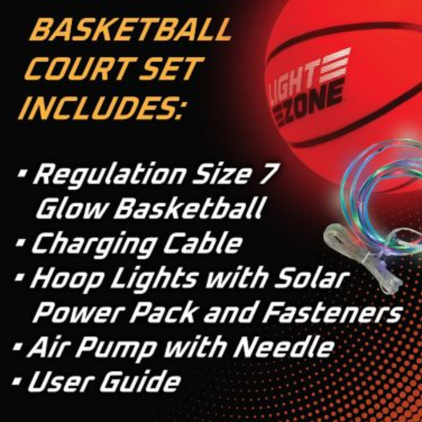 Glow Basketball Court Set