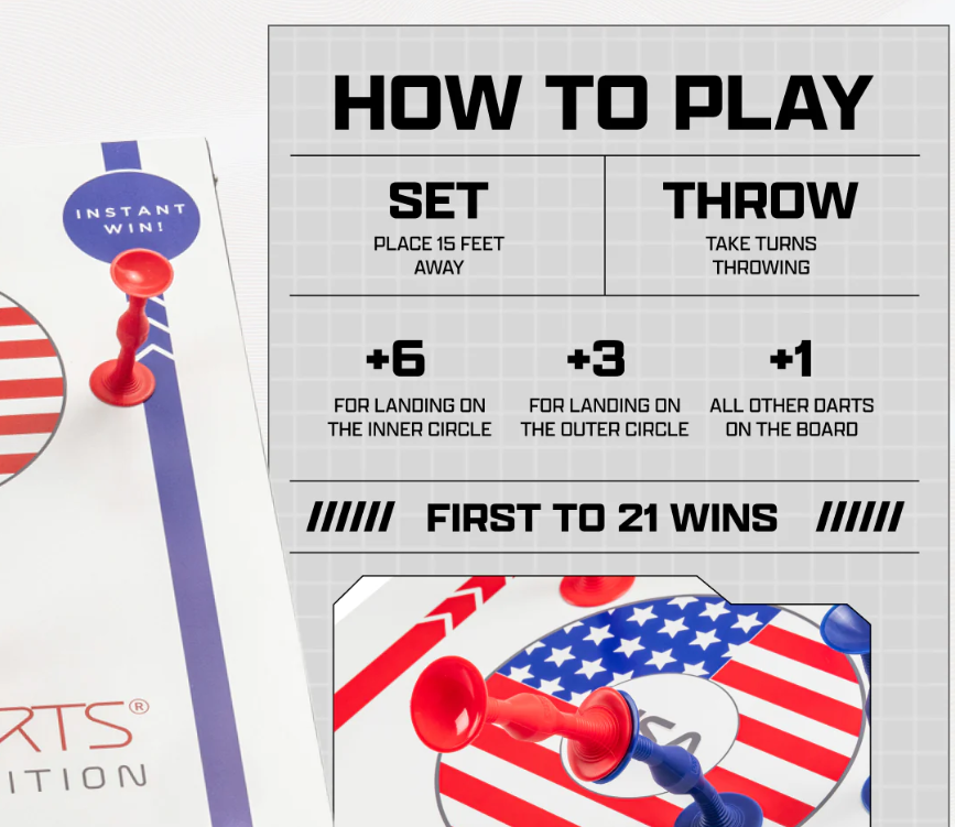USA Board Complete Set Popdarts