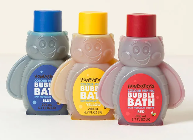 Bubble Bath 3 Pack Honeysticks