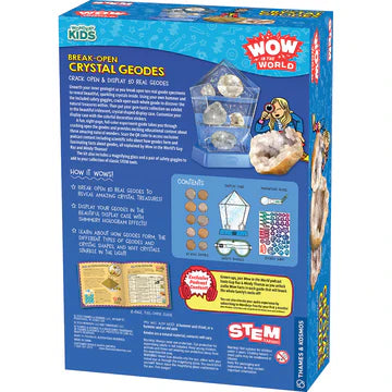 Wow in the World Break Open Crystal Geodes