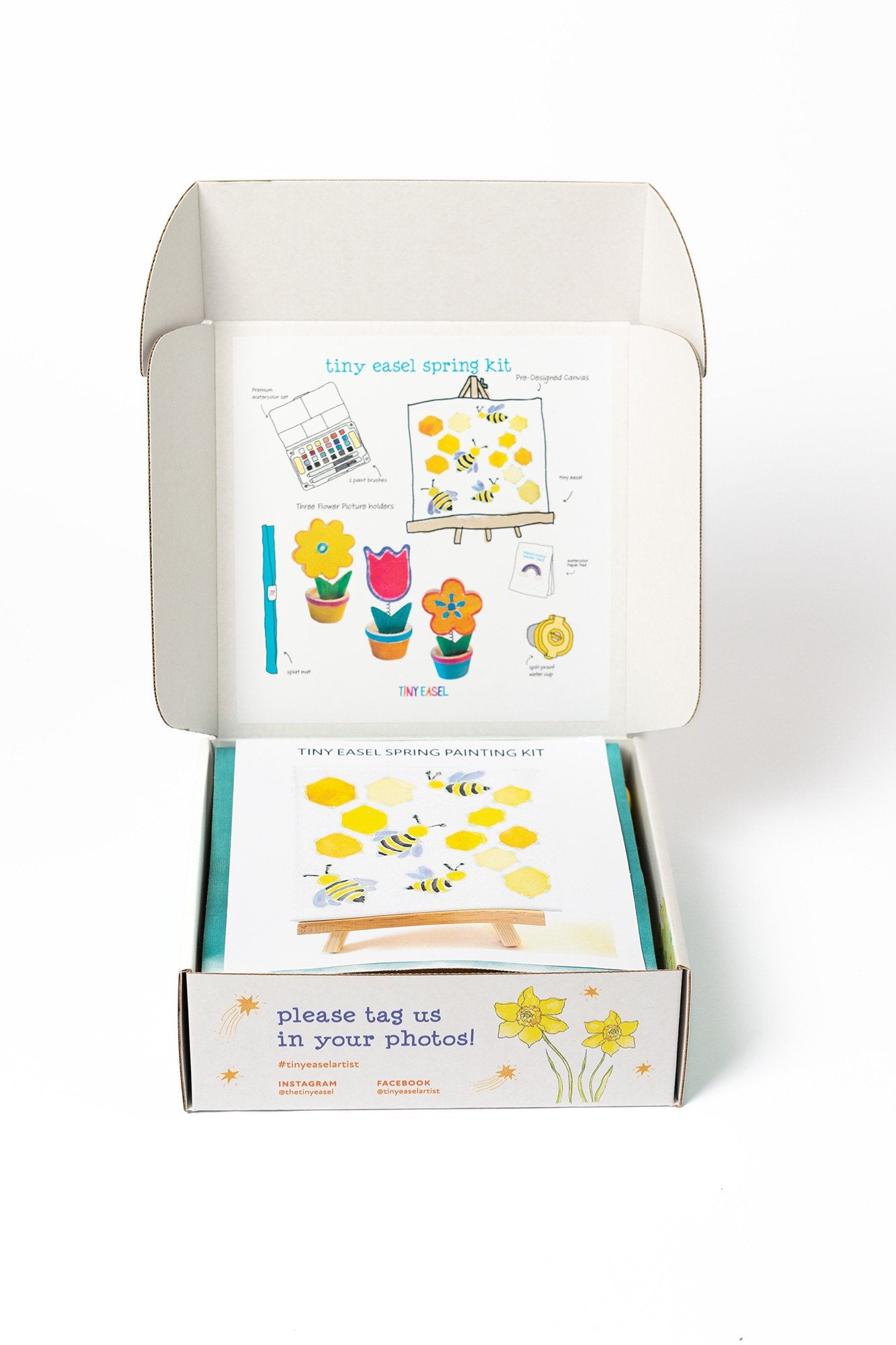 Tiny Easel Garden Art Kit