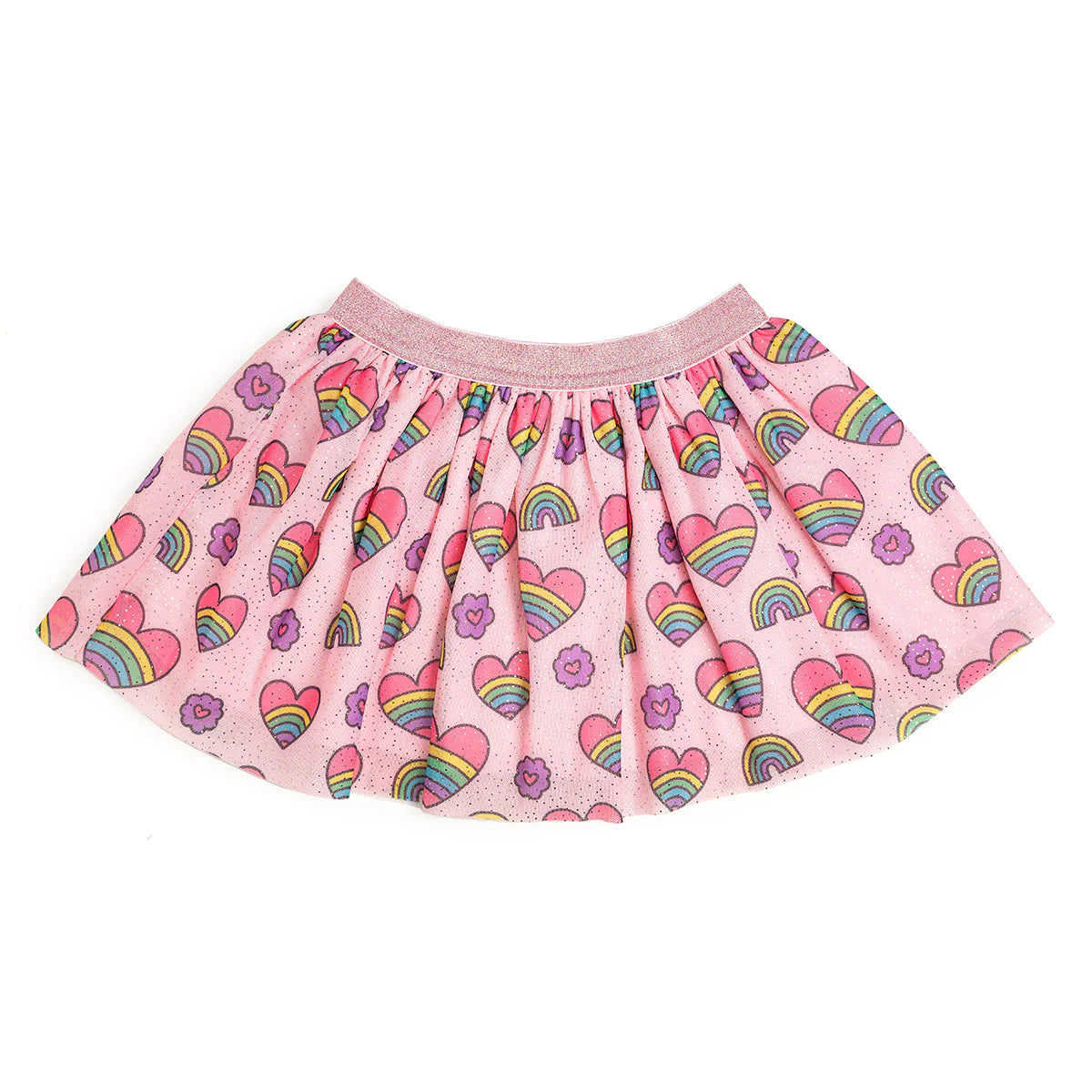 Rainbow Heart Tutu 0-12M