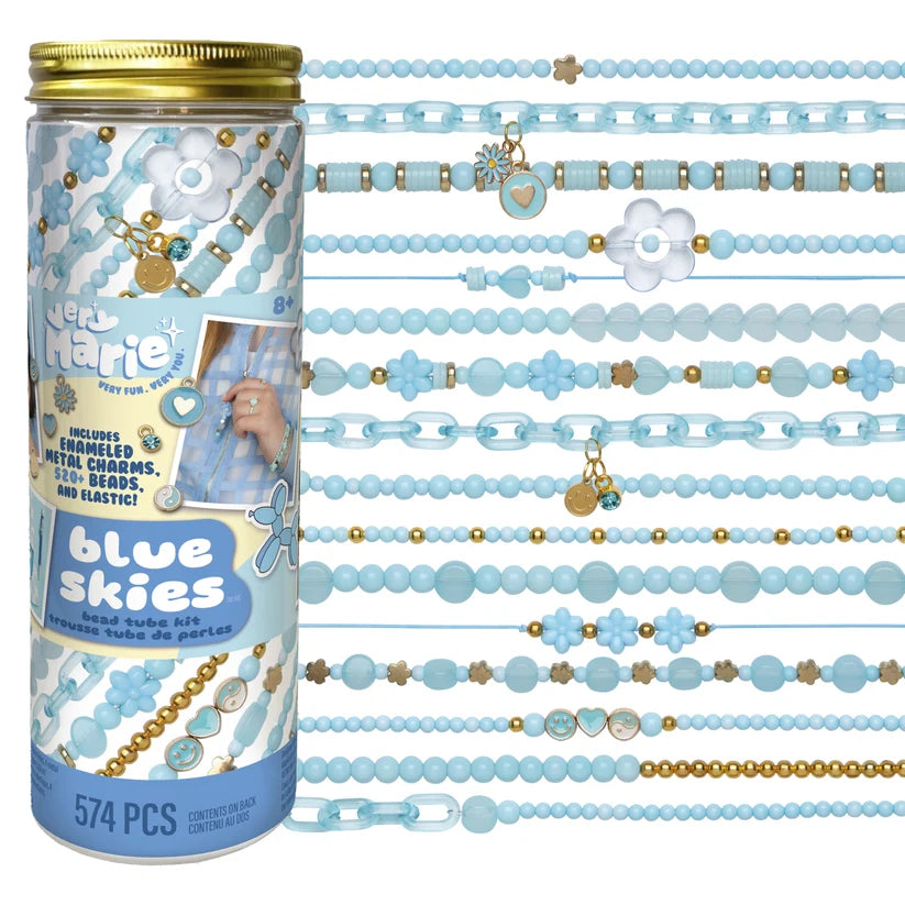 Blue Skies Bead Tube