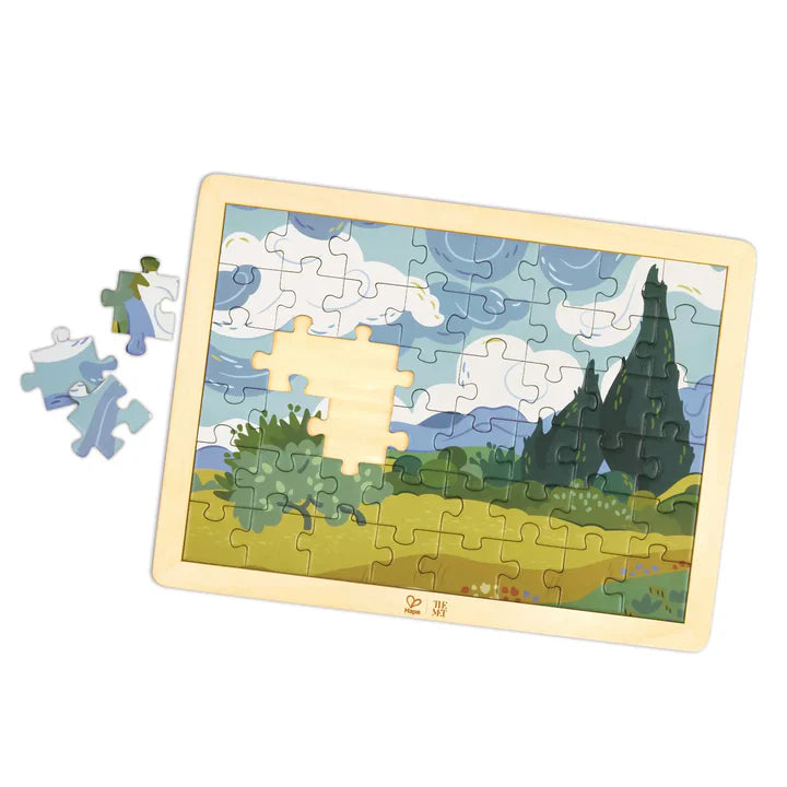 48 pc Van Gogh Cypresses Puzzle The Met Series