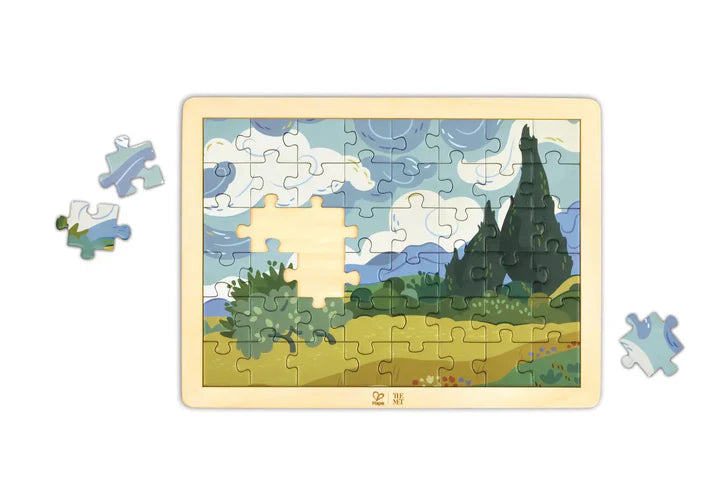 48 pc Van Gogh Cypresses Puzzle The Met Series