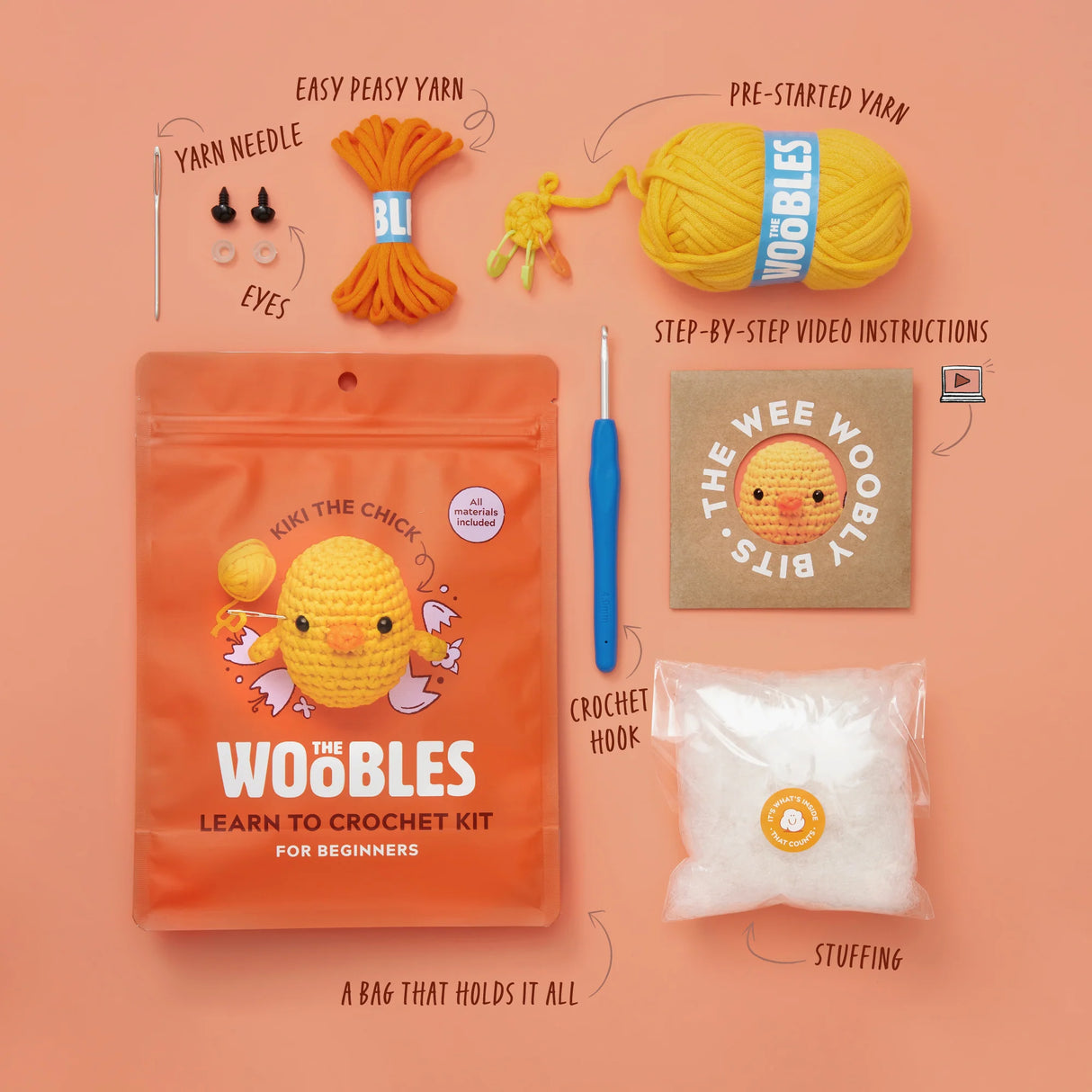 Woobles Kiki The Chick