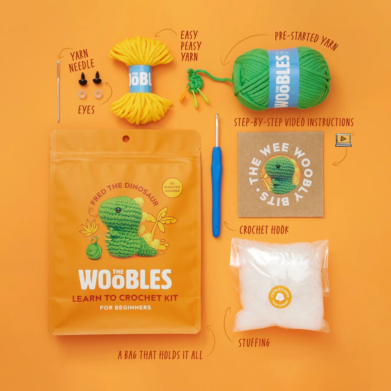 Woobles Fred The Dinosaur