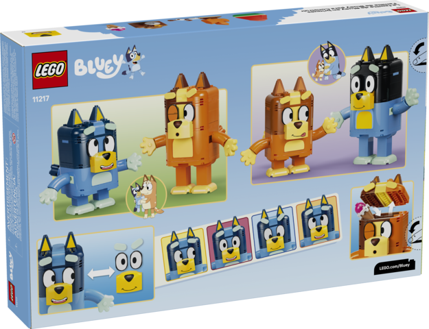LEGO® Brick-Built Bluey Family