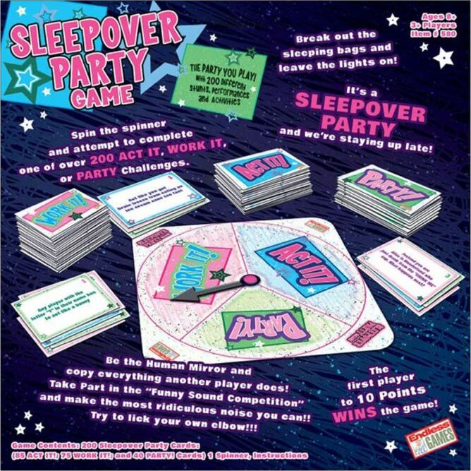 Sleepover Party Game