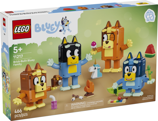 LEGO® Brick-Built Bluey Family