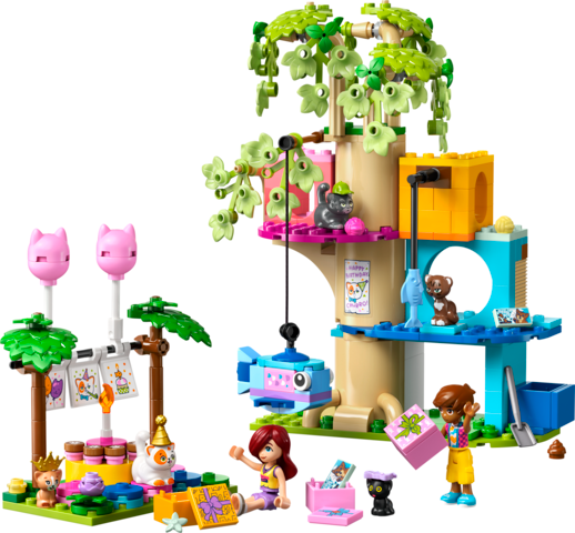 LEGO® Friends Cat Birthday Party & Tree House
