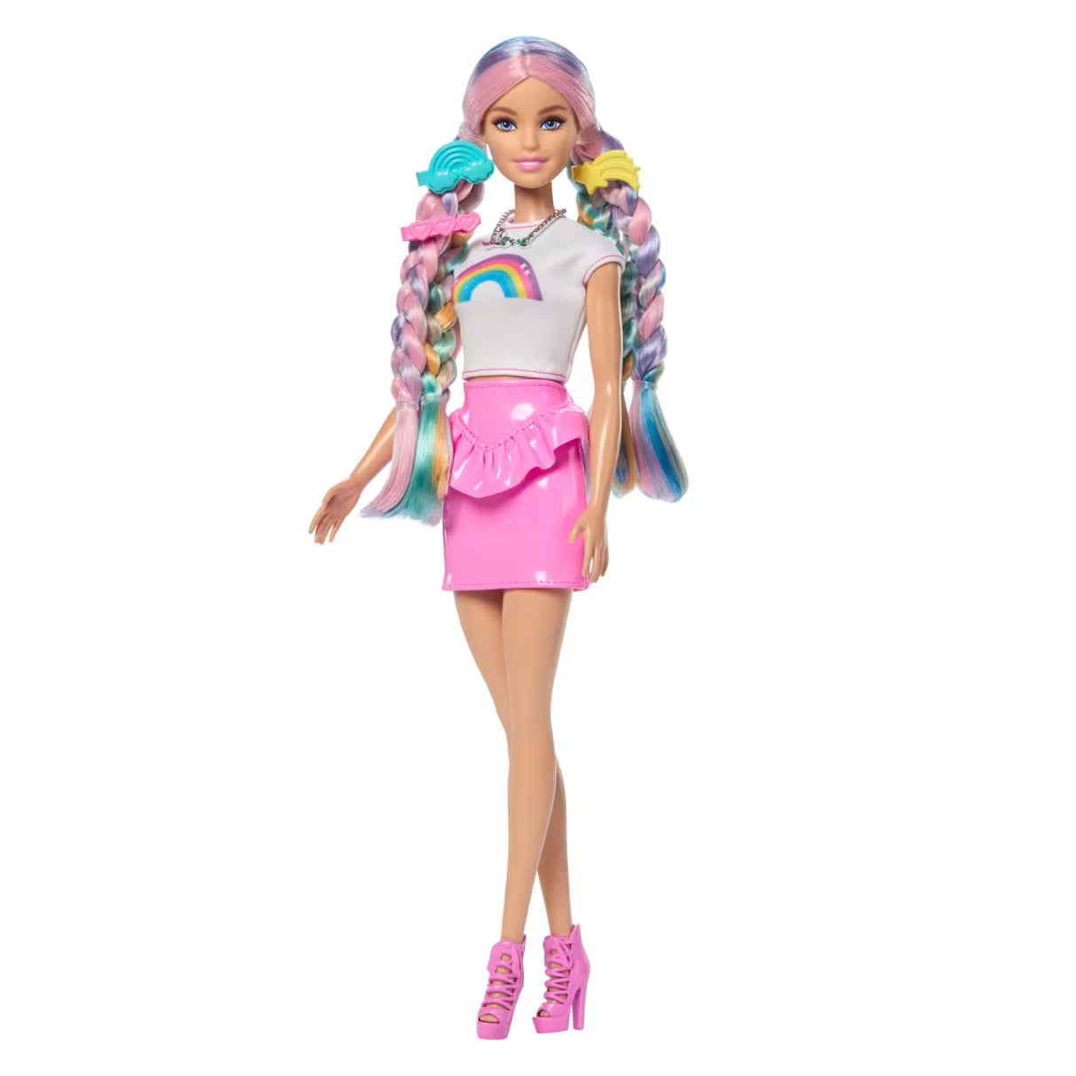 Rainbow Sparkle Hair Play Barbie®