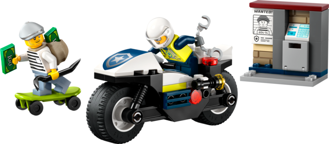 LEGO® City Police Motorcycle Chase