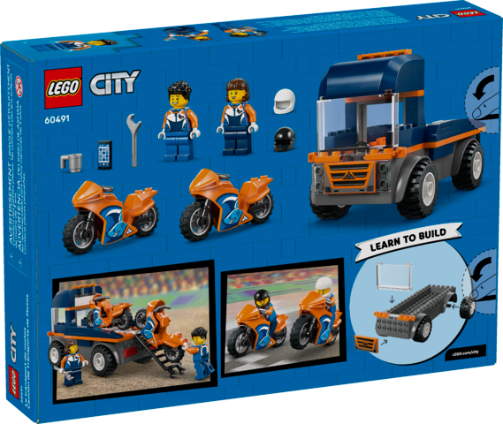 LEGO® City Motorcycle Transporter 4+