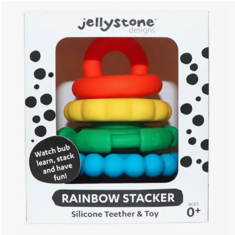 Rainbow Stacker Silicone Teether Jellystone