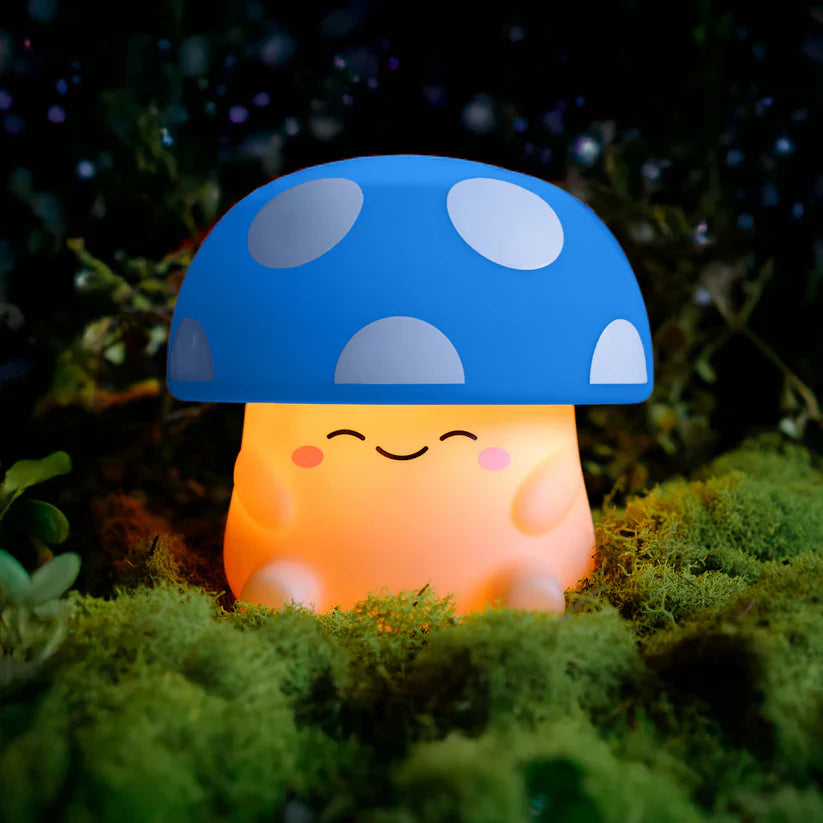 Mushi Squishy Mushroom Light Blue