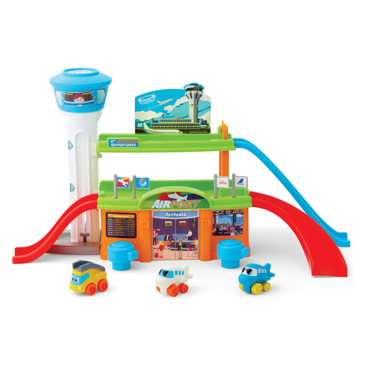 Slide N Soar Airport Playset