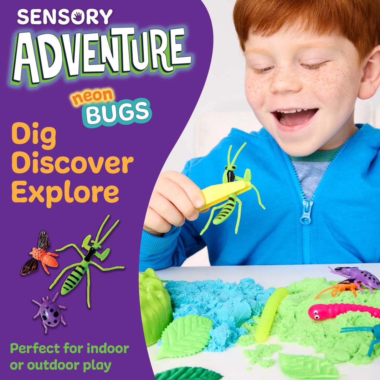 Neon Bugs Sensory Adventure Water Play