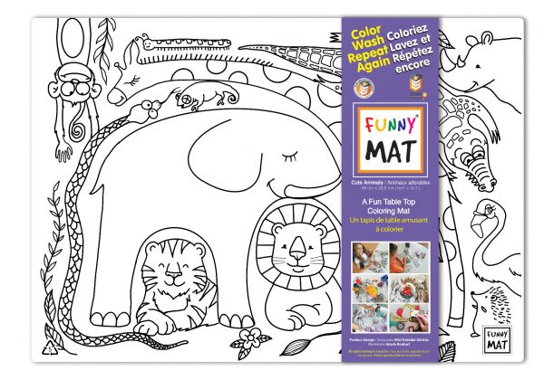Funny Mat Cute Animals Solid