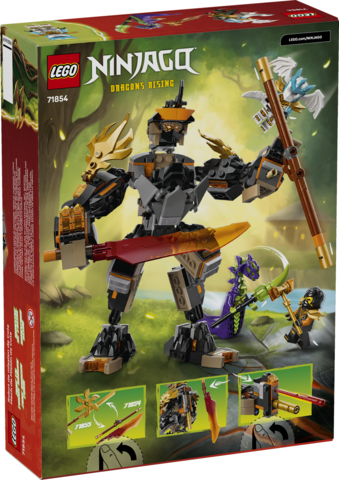 LEGO® NINJAGO® Cole's Mission Mech & Dragon Zane