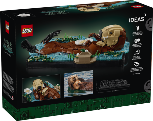 LEGO® Ideas Floating Sea Otters