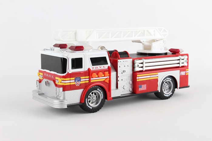 FDNY Motorized Ladder Truck With Lights & Sound