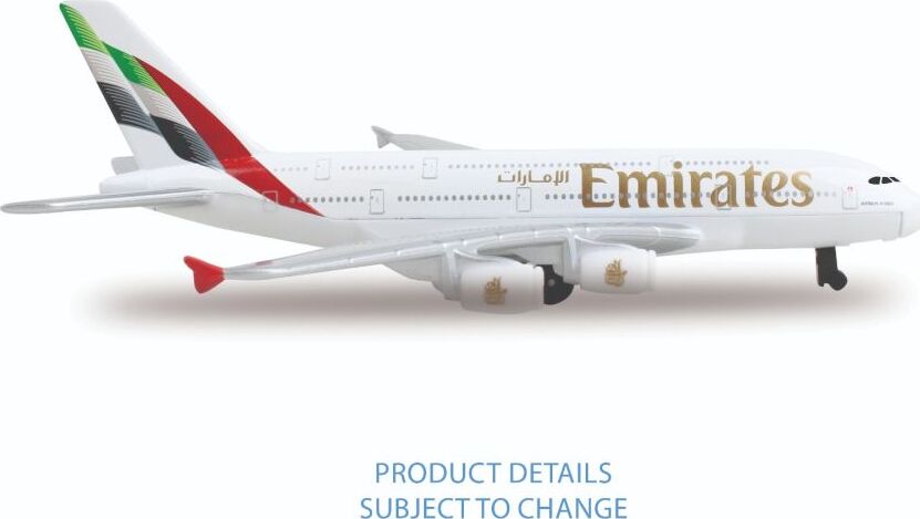 Emirates A380 Single Plane