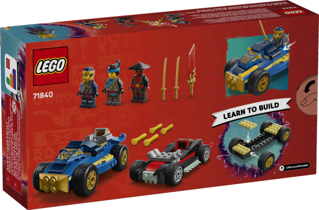 LEGO® NINJAGO® Rogue vs. Drix Race Car Duel