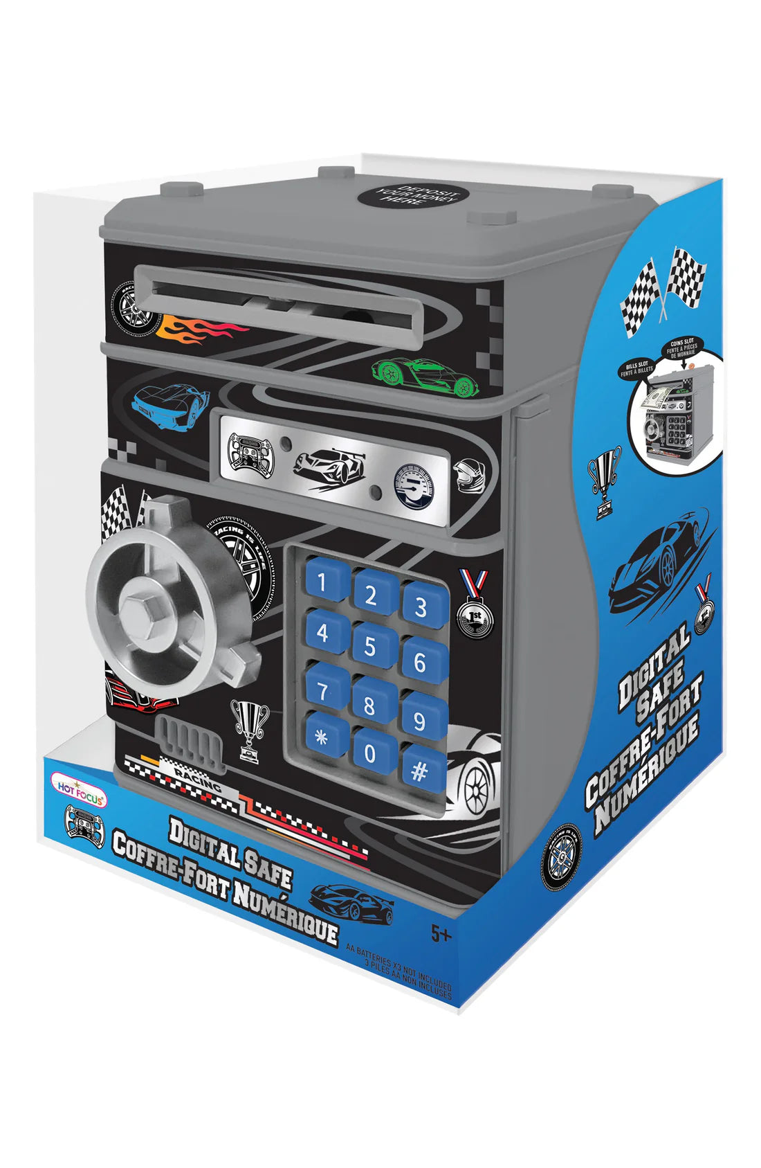 Racing Cars Digital Safe