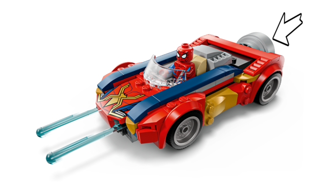 LEGO® Marvel Spider-Man Car vs. Venomized Wolverine
