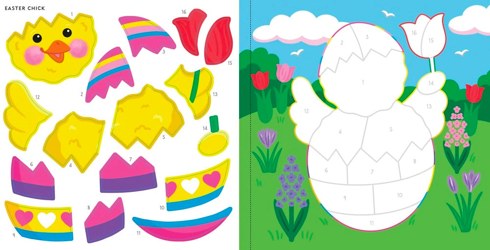 My First Color-By-Sticker Easter