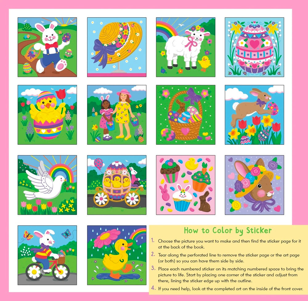 My First Color-By-Sticker Easter