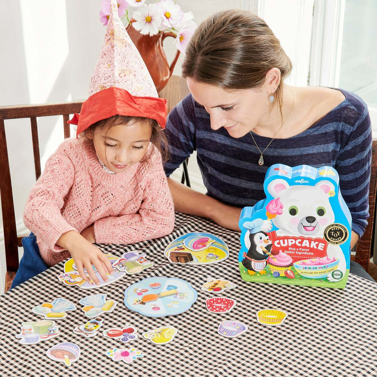 Cupcake Spinner Game (shaped box game)