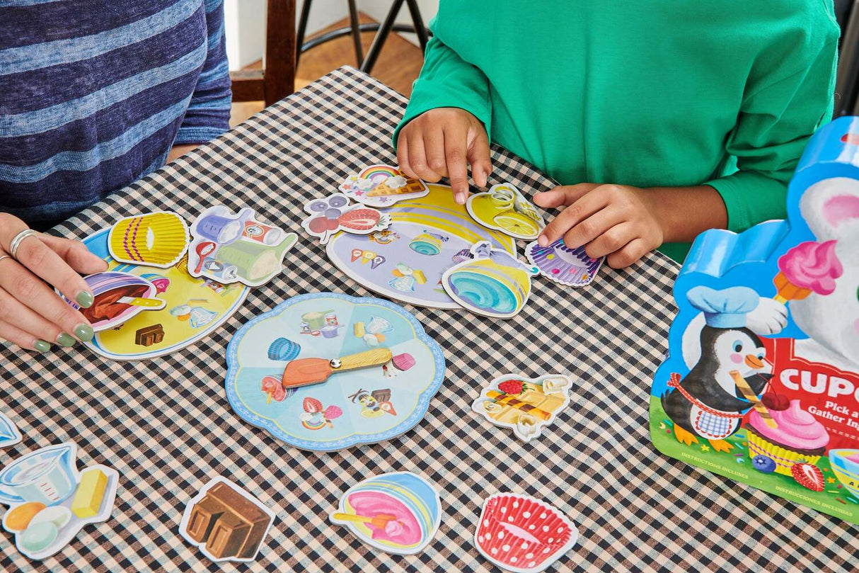 Cupcake Spinner Game (shaped box game)