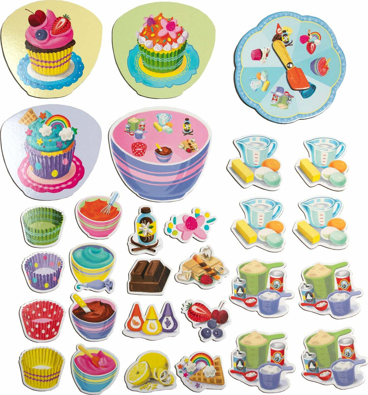 Cupcake Spinner Game (shaped box game)