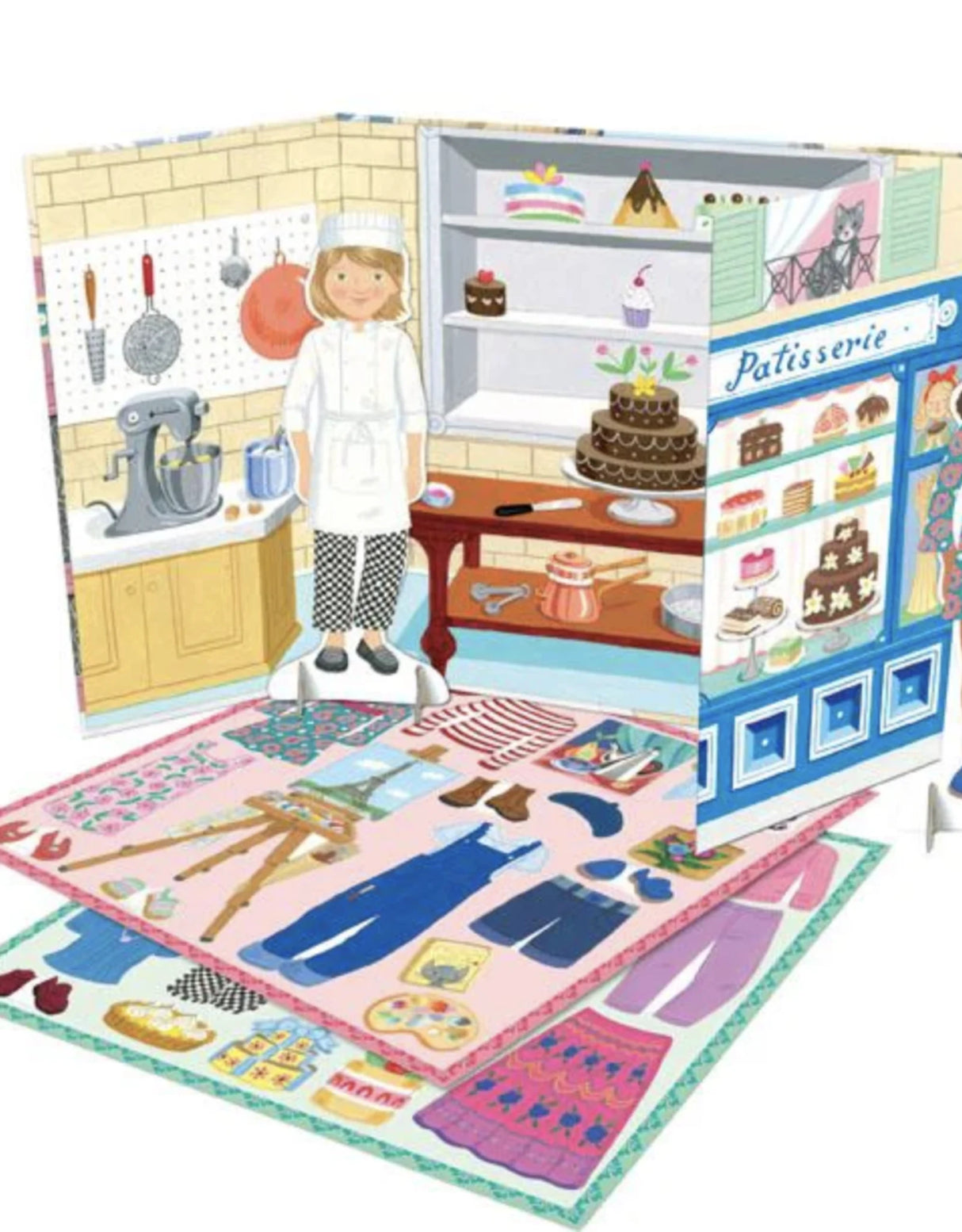 A Day In Paris Paper Doll