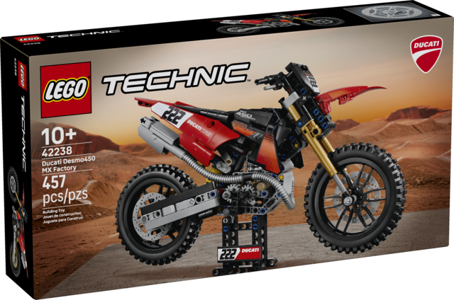 LEGO® Technic™ Ducati Desmo450 MX Factory Motorcycle