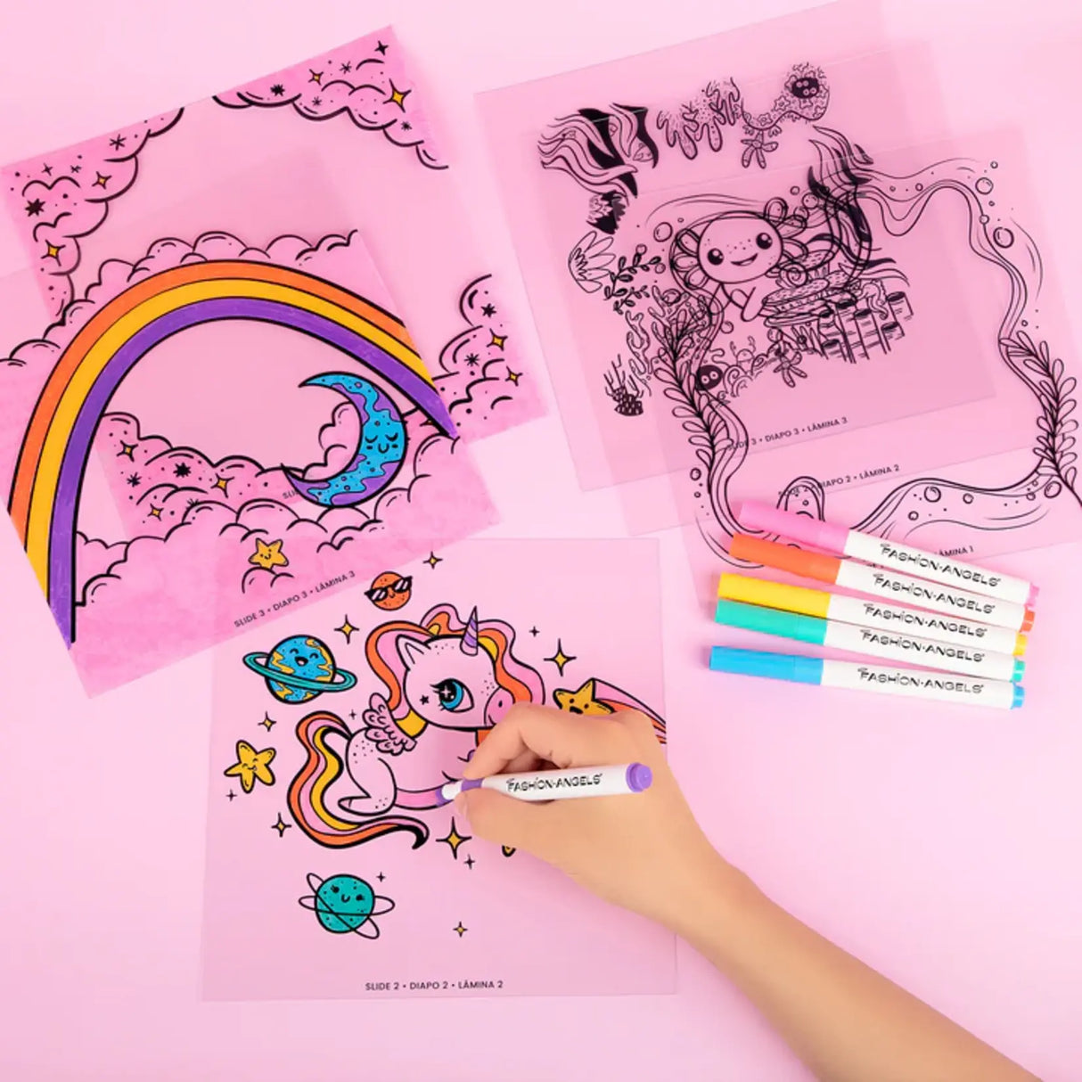 Axolotl Make A Scene Shadow Box