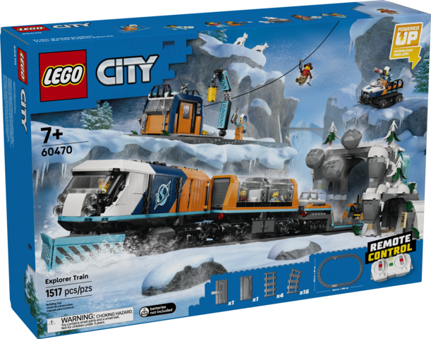 LEGO® City Explorers’ Arctic Polar Express Train set