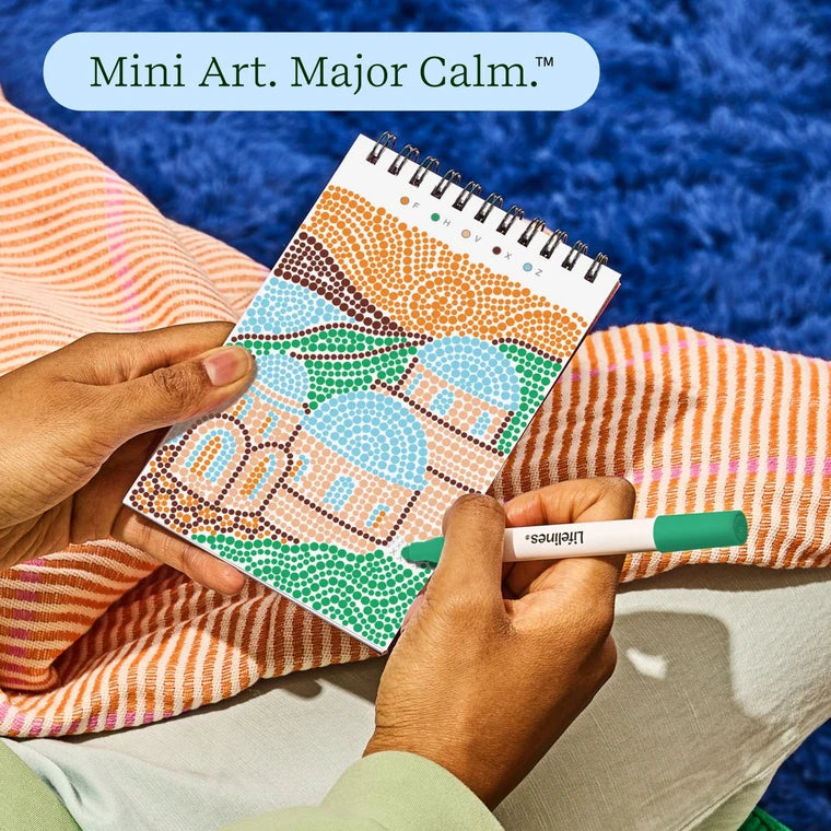 Mini Flow Art Postcard Places