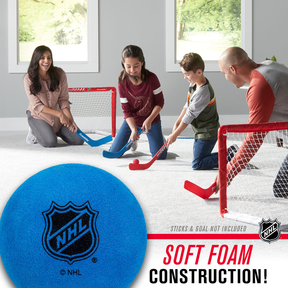 NHL Mini Hockey Replace Balls (Assorted Colors)