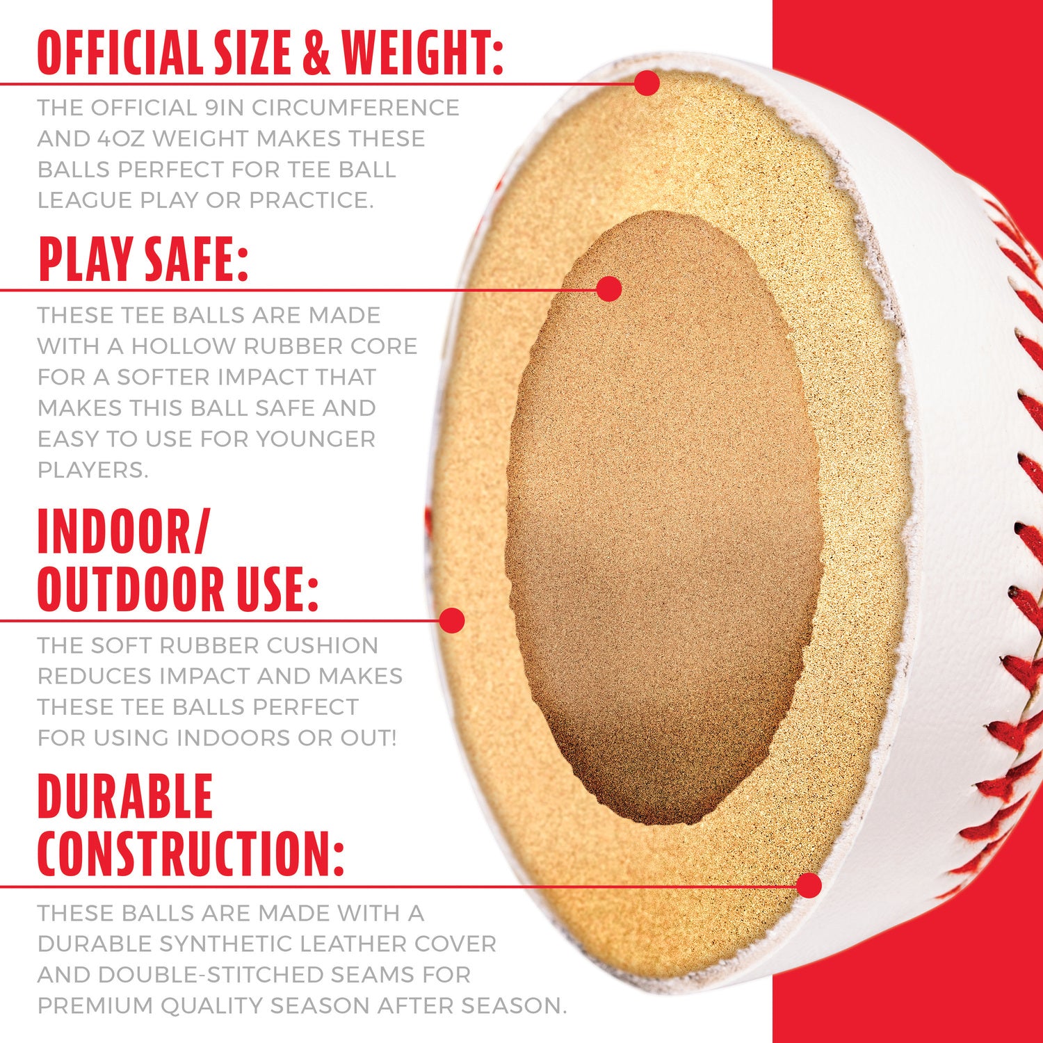 MLB Softstrike T-Ball Clam